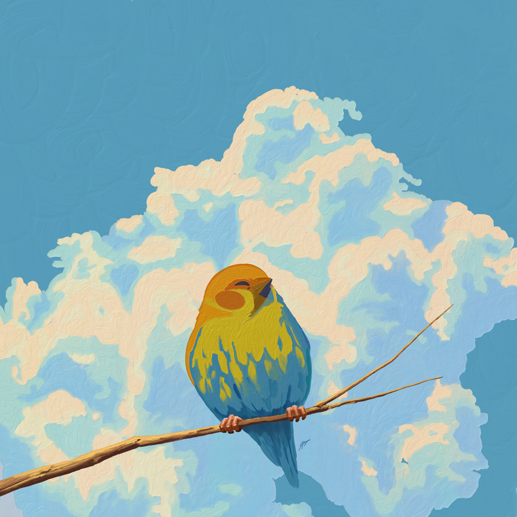 Proud Bird Digital Art